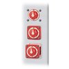 Blue Sea Systems 6007 m-Series Battery Switch Selector 4 Position, Red