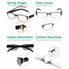 Eyekepper 4 Pack Classic Reading Glasses for Women and Men Include Reading Sunglasses Two-Tone Readers +2.00