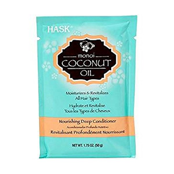 Hask Monoi Coconut Oil Nourishing Deep Conditioner 1.75 oz (Pack of 4)