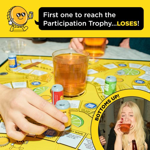 The Ultimate Pre-Game Board Game — Adult Drinking Game, Party Games for Adults by Buzzed