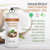 Natural Riches Fractionated Coconut Oil for moisturizing skin. Skin Softener and conditioner Lube Light Nourishing Oil Healthy Skin lip gloss & Hair care - 16 fl oz.