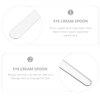Ciieeo Stainless Steel Ointment Spoon Eye Cream Spoon Facial spatulas Facial Cream mask Spoon Skincare Cosmetics Spoon Creme Makeup Mixing Spoon Face Cream Scoops Metal Ball Miss Small