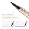 PAUL VALENCE ABZ EYELINER Black Color Waterproof Long Lasting Liquid Eyeliner Pen Smooth Easy To Wear Quick Dry Eye liner Makeup Cosmetics
