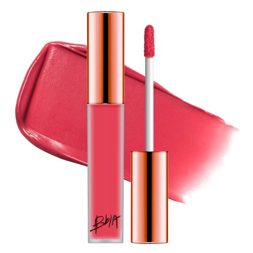 BBIA Last Velvet Lip Tint - Soft & Creamy Matte Finish Lip Stain, Blur Effect with Velvety Texture, Long-Lasting, High Pigment, Lightweight, Non-Drying, Korean Lip Makeup (18 MORE CHEERFUL)