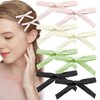 24 PCS Mini Bowknot Hair Clips Sweet Hair Bows Pink Bow Hair Clips Hair Barrettes for Teens Kids Ribbon Alligator Hair Bow Clips Hair Accessories for Women Girls Toddlers