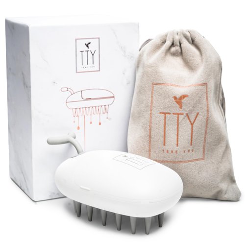 TTY Hair Oiling Applicator | Liquid Applicator Brush – Best for Serums and Oils | Oil Applicator for Hair | Scalp Massager & Exfoliator | Stimulates Hair Growth | Anti-Dandruff | Travel-Friendly