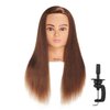 Hairingrid Mannequin Head 24"-26"100% Human Hair Hairdresser Cosmetology Mannequin Manikin Training Head Hair and Free Clamp Holder (R71906LB0418H)