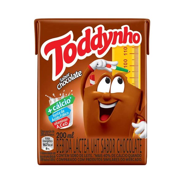 Toddynho - Chocolate Drink - 6.76 Fl Oz (PACK OF 09) | Bebida Sabor Chocolate - 200ml