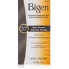 Bigen Powder Hair Color #57 Dark Brown 0.21oz (2 Pack)