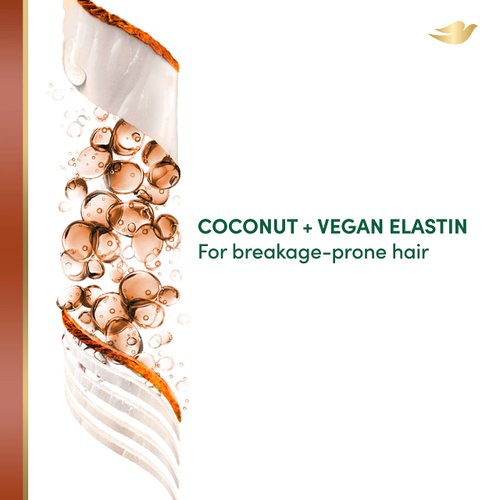 Dove RE+AL Bio-Mimetic Care Conditioner For Breakage-Prone Hair Resist Silicone-Free Conditioner With Coconut + Vegan Elastin 10oz