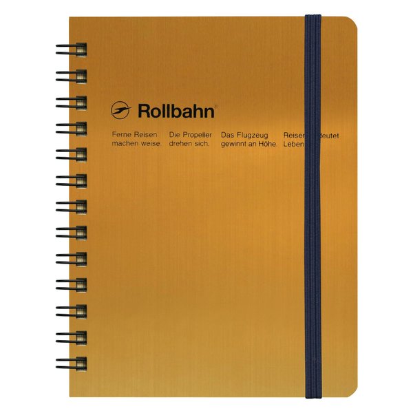 (Made in Japan) Roruban Pocket Memo112×138mm (Gold)