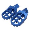 AnXin Motorcycle Foot Pegs Footpeg Pedals FootRest for PW50 1981-2023 PW80 1983-2006 Pit Dirt Bike Blue