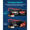 HOOVO 11.1V 3S LiPo Battery 5200mAh 60C with Tr Plug for RC Car RC Truck Airplane Helicopter Boat Car Racing RC Hobby (2 Packs