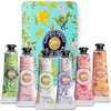 Yoken Shea Butter Hand Cream Gift Set, 6 Soothing Moisturizing Scents in Delicate Tins, 6 x 1 OZ