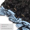 Kiss darling Tape in Hair Extensions Water Wave Real Human Hair Skin Weft Tape in Extensions for Women 30inch 40pcs 100g Natural Black Wet & Wavy Curly Real Human Hair Tap Ins Extensions