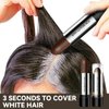 BEUKING Disposable Hair Dye Pen, Black/Dark Brown/Coffee Hair Color Stick, Long Lasting Fast Staining Washable High Saturation Cover Hair DIY Hairstyle Hair Color Touch-Up Stick (01# Black)