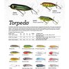 Heddon Torpedo Prop-Bait Topwater Fishing Lure with Spinner Action, Brown Crawdad, Baby Torpedo (3/8 oz)