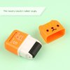 6 Pack Erasers for Kids, Cute Erasers with Cover and Roller, Pencil Rubber Erasers for Party Favors Gift Supplies (Model B)