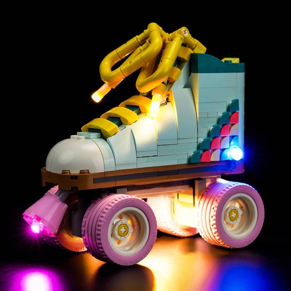 Hilighting Upgraded Led Light Kit Compatible with Lego Creator 3 in 1 Retro Roller Skate Building Set, Lights Decoration Compatible with Lego 31148 (Model Not Included)