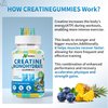 NOAVII Creatine Monohydrate Gummies 5000mg for Men & Women, Chewables Creatine Monohydrate for Muscle Strength, Muscle Builder, Energy Boost, Pre-Workout Supplement(90 Count)-Blueberry Pineapple