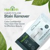 Herbishh Hair Color Stain Remover Wipes – Gentle Formula for Dye Cleanup – Easy Clean Travel Pack With 5 Skin-Friendly Wipes (Pack of 1)