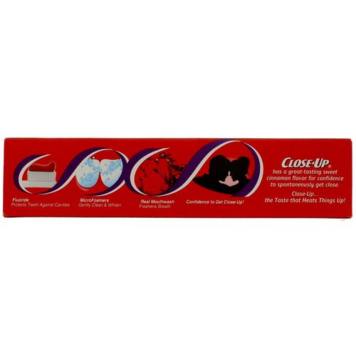 Close-Up Close-Up Cinnamon Red Gel Anticavity Fluoride Toothpaste, 6 oz (Pack of 2)