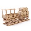 KWASVLYA 3D Wooden Puzzles Wine Truck Model Kits, Wooden Train Puzzles for Adults and Teens, Educational Brain Teaser Assembly Model, Gifts for Christmas/Birthday