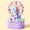 RIXINC Rotating Ferris Wheel Model Building Sets with Music Box, Girls Toys 6 7 8 9 10 11 12 13 14 Years Old and up, Toys for Girls Christmas and Birthday Gifts for Adults and Kids (710pcs)