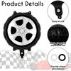 12 Pcs Tire Balloons,18 Inch Wheel Foil Balloons, Car Wheel Balloons Race Car Party Decorations for Birthday Party Race Car Theme Party Supplies