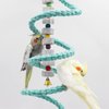 78.7 Inches Bird Spiral Rope Perch, Bird Rope Swing Perch, Bird Cage Stand Pole Accessories, Bird Standing Climbing Toy for Parrot Parakeet Budgies Lovebirds Cockatiels (78.7"/2 M)