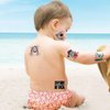 Hohamn Shark Temporary Tattoo for Kids - 100+ Cartoon Shark Ocean Sea Creature Summer Tattoos for Boys Beach Birthday Party Supplies Favors
