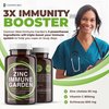 GANNON MED Chelated Zinc 50mg Immune Garden Vitamin C 800mg Zinc Supplements Echinacea 600mg per Tablet - Immunity + Skin + Reproductive Health Minerals - Zinc Chelate Immune Booster for Kids & Adults