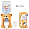 LUOZZY 2 Pcs Mini Water Dispenser Toy for Kids Simulation Animal Water Machine Toy for Kids Water Dispenser Dollhouse Toy (Bear and Ox)
