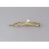 Gold Infinity Barrette Outline Shape Metal Hair Clip Barrette Gold Shiny Clip Colored Hair Clips For Women Girls