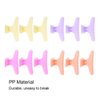 12Pcs Professional Salon Hair Claw, Butterfly Holding Hair Clip, Non-slip Butterfly Hair Clamps Chic Styling Claw Hair Clamps Salon Hair Color Perm Section Hairdressing Tool(Clear)