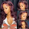 SUPERNOVA Burgundy Lace Front Wigs Human Hair Dark Burgundy Body Wave Wig 13x4 HD Lace Front Wigs Human Hair for Black Women 99j Wig pre plucked Colored Human Hair Wigs 180 Density (22 inch)