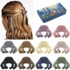 Small Hair Clips for Women Girls Kids, Tiny Hair Claw Clips for Thin/Medium Thick Hair, 1.5 Inch Mini Hair Jaw Clips Matte Octopus Clip Nonslip Spider Clip with Gift Box (Pack of 10 Colors)