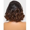 UNICE 12 inch Loose Wavy Short Bob Wigs human Hair Chestnut Brown 13x4 HD Lace Front Glueless Wigs Human Hair Pre Plucked Pre Cut Lace Bleached Knots Ready to Wear Wig