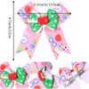 Bow Hair Clips Back to School Hair Bow Apple Hair Bows Clips Grosgrain Hairgrips Alligator Clips for First Day of School Hairpin Kindergarten Students Hair Accessories 1PCS(Red Pink)