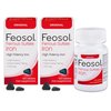 Feosol Original Iron Supplement Tablets,Non-heme 325mg Ferrous Sulfate (65mg Elemental Iron) per Iron Pill, 1 Per Day, 4 Month Supply, for Energy and Immune System Support (120 ct Pack of 2)