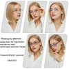 Henotin 5-Pack Reading Glasses Blue Light Blocking Anti Eyestrain Computer Reading Glasses for Women and Men Readers (5 Pack Mix Color, 2.50)