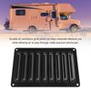 Air Vent Cover 8.4 x 5.9 Inch Black Plastic Air Return Grill Ceiling Ventilation Cover HVAC Vent Cover for RV Bus Trailer Yacht Bus