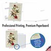 The Best Card Company 12 Christmas Thank You Greeting Cards Box Set with 5 x 7 Inch Envelopes (1 Design, 12 Each) Holly Notes B6650DXTG