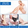 Electric Foot Callus Remover, Rechargeable Portable Electronic Foot File Pedicure Kits, Waterproof Foot Scrubber File, Professional Pedicure Tools, Foot Care for Dead Skin Ideal Gift, 3 Rollers