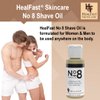 Heal Fast No 8 Shaving Oil | Best Pre Shave Oil For Men with Pure Aromatic Essential Oils to Soften Hair and Cleanse the Pores | Prevent Razor Drag, Razor Burn & ingrown Hair by HealFast | 1 oz