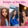 Beautymoon Water Wave Human Hair Bundles 100% Unprocessed Brazilian Wet and Wavy Hair Bundles 16 18 20 22 Inch Water Wave 4 Bundles Human Hair Extensions for Black Women…