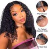 BEACIYA Wear and Go Glueless Wigs Human Hair Pre Cut Pre Plucked 250 Density 6x4 HD Lace Closure Wigs Human Hair No Glue Kinky Curly Wigs Human Hair for Black Women 24 Inch