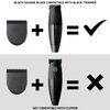 Bevel Square Trimmer Blade Attachment - Compatible with Bevel Trimmer Only, Beard Trimmer for Men, Mustache Trimmer, Cordless Face, Neck and Body Hair Trimmer Attachment Head - Black, 1 Count