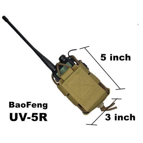 M.O.L.L.E pouch bag Radio Phone GPS (Coyote brown)