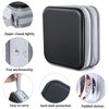 Bivisen CD/DVD Case Wallet, 48 Capacity, Black, Plastic, Portable, Lightweight